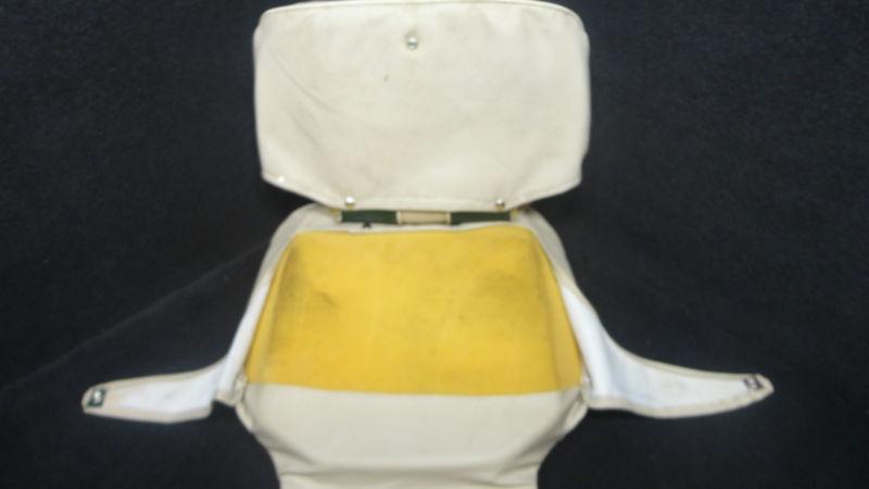 GREEN & BEIGE GIII MARINE BASS/PONTOON BOAT SEAT COVER/CUSHIONS K/I #29, US $88.17, image 3