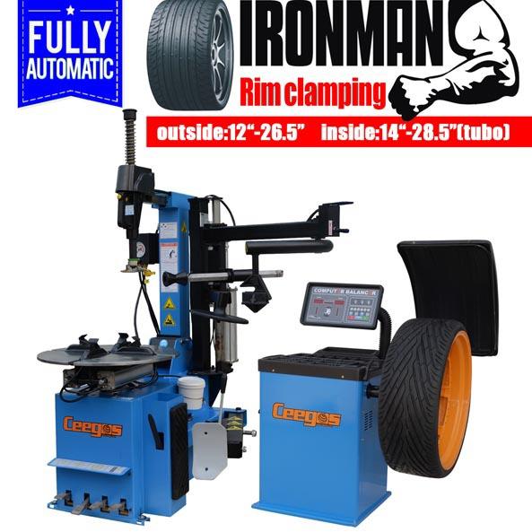 Tire changer wheel balancers clamp machine vehicle tyre motor blue h85t 653