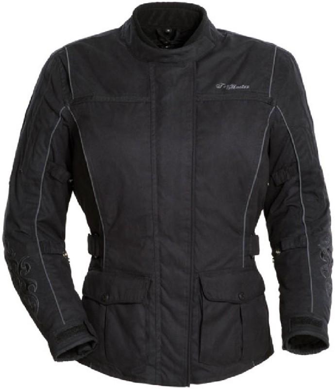 Tourmaster motive womens black medium textile motorcycle riding jacket med md