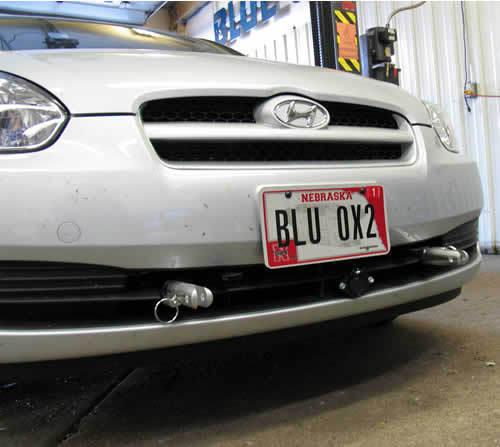 Blue ox bx2323 base plate for hyundai accent 06-11