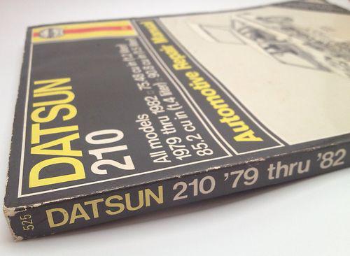 Datsun 210 automotive repair manual hayes 1979 1980 1981 1982 