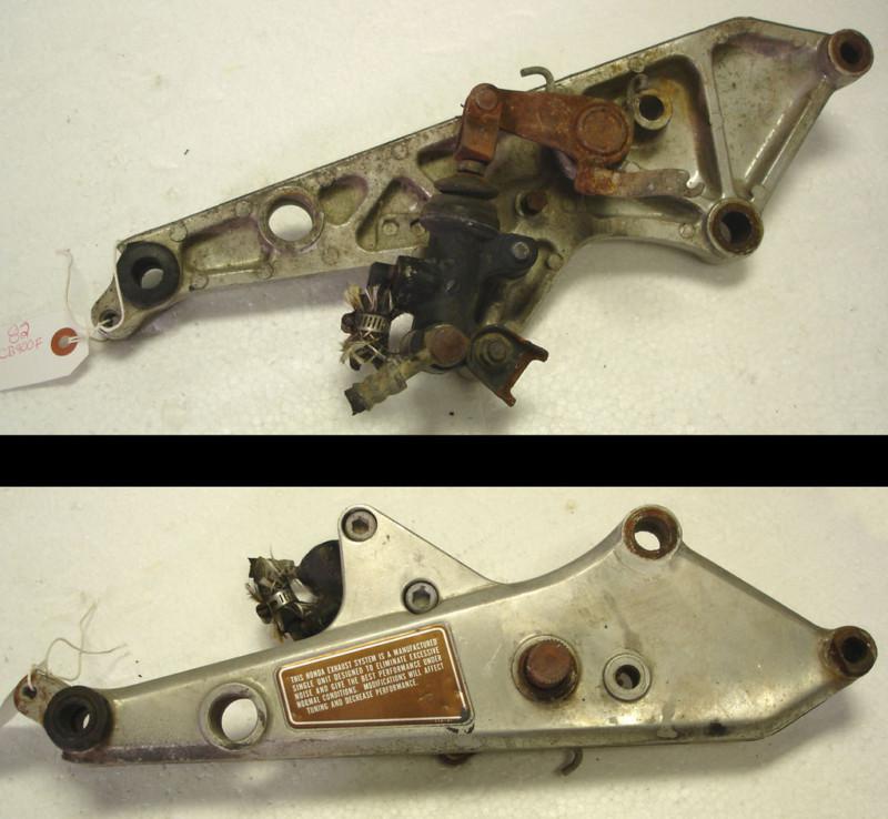 Purchase HONDA.'82 CB900F.SUPER SPORT.RH footpeg/exhaust bracket in