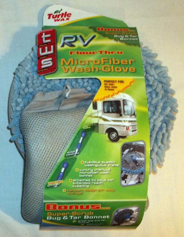 Turtle wax 10" microfiber wash bonnet and 10" super scrub bug & tar bonnet