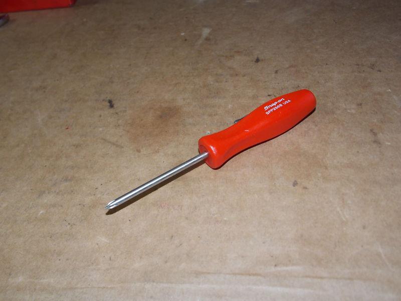 Snap-on tools phillip  screwdriver spp266b small size black hard handle usa