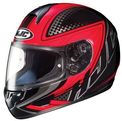 New mens hjc cl-16 red voltage motorcycle helmet small sm