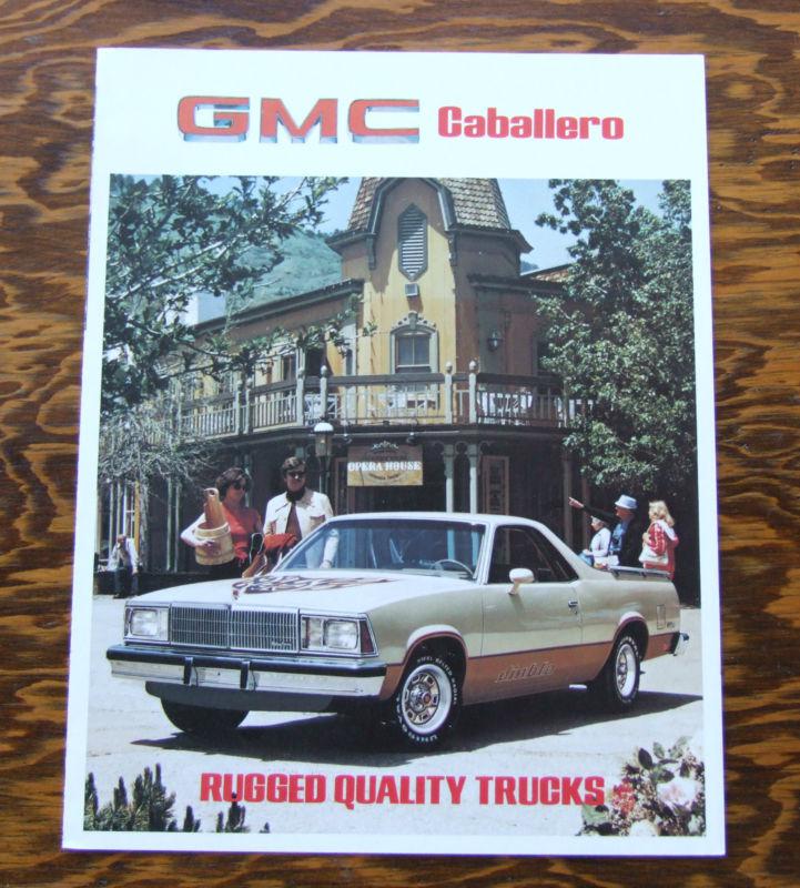 1980 gmc caballero sales brochure