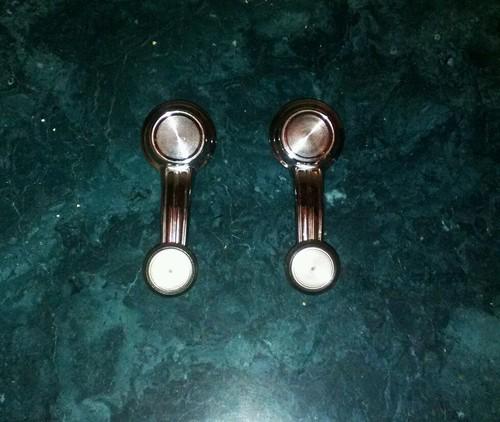 65-81 chevy olds  buick window crank handle clear knob 