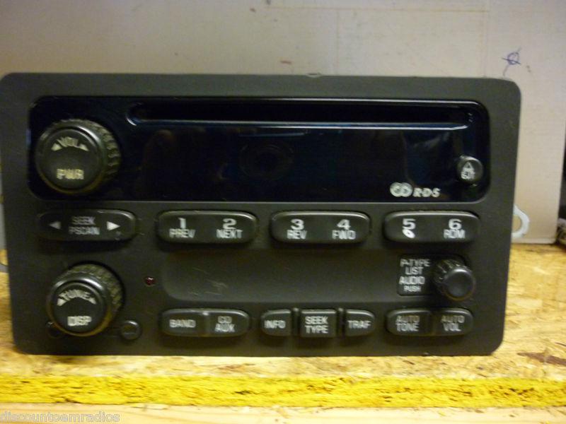 00-05 chevrolet impala malibu venture monte carlo radio cd 10324040 oem *