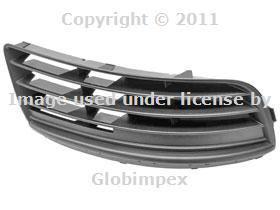 Vw jetta (05-10 without fog) bumper cover grille front right genuine + warranty