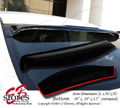 Rear visor sun roof windshield deflector honda civic 92 93 94 95 1992-1995 4 dr