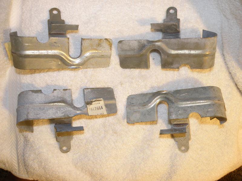 OEM NOS *GM#3917663 & 3917664 **SB V-8 ***PLUG HEAT SHIELDING SET ****1957-72, US $20.00, image 4