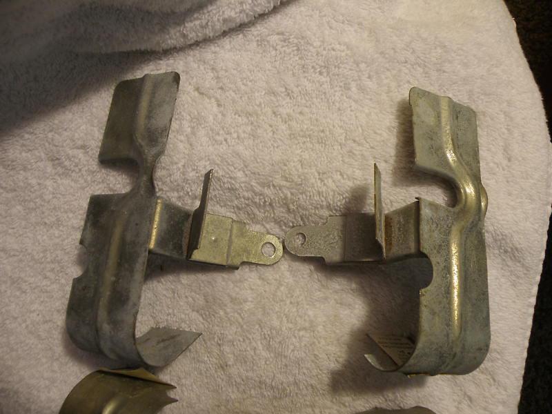 OEM NOS *GM#3917663 & 3917664 **SB V-8 ***PLUG HEAT SHIELDING SET ****1957-72, US $20.00, image 8