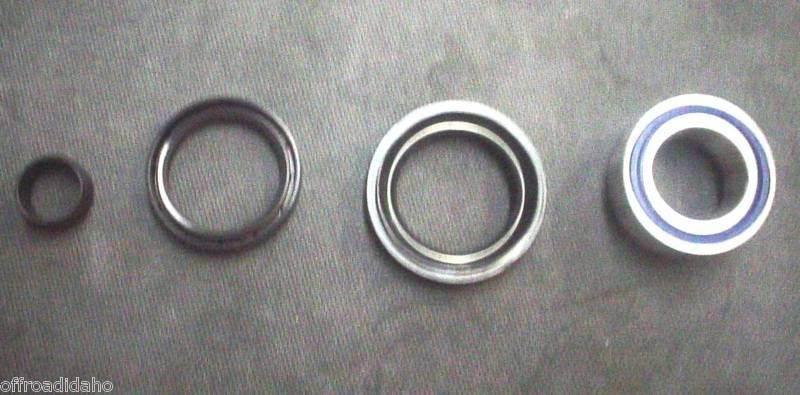 Front wheel axle bearing kit honda 04 05 06 07 trx400fga fourtrax rancher 4x4