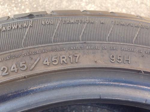 245/45/17 Goodyear Eagle LS2 95H Used 8/32 **FREE M&B**, US $120.00, image 3
