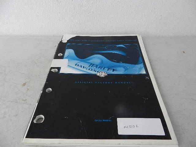 Oem used 89-03 harley painted parts catalog manual