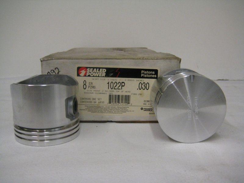 Sell Ford 360/5.8 Silvolite Pistons (cast) .040 OS in Cleveland, Ohio