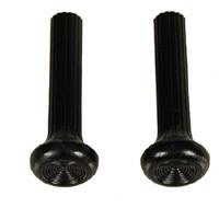 68-70 gm (2) inner door lock knobs black