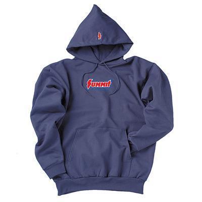 Summit sweatshirt hooded cotton polyester summit equipment logo blue men's sm ea
