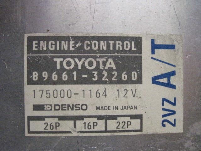 Ecu ecm computer toyota camry 1988 88 1989 89 auto 89661-32260 175000-1164 32073
