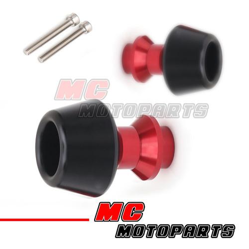 Red protector swingarm spools yamaha fz1/fz1s fazer 06 07 08 09 10 11 12 13