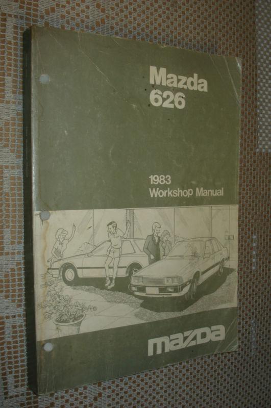 1983 mazda 626 service manual shop book original rare!! oem