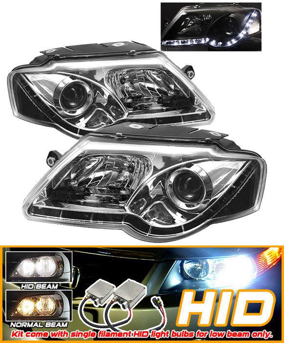 Purchase XENON HID 06 07 08 VW PASSAT B6 LED DRL PROJECTOR HEADLIGHT in