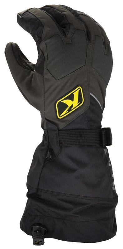 2013 klim men's fusion snowmobile gore tex glove black xs