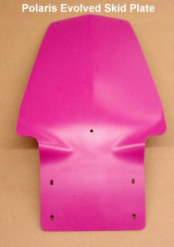 Polaris indy evolved 1994 snowmobile sled skid plate plum pink 2871384 5432237 