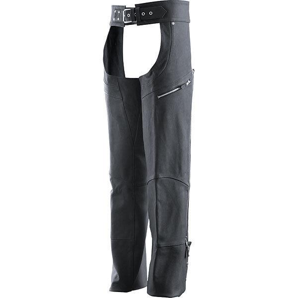 Z1r marauder leather motorcycle chaps size mens xl black 2812-0017 new!! $170