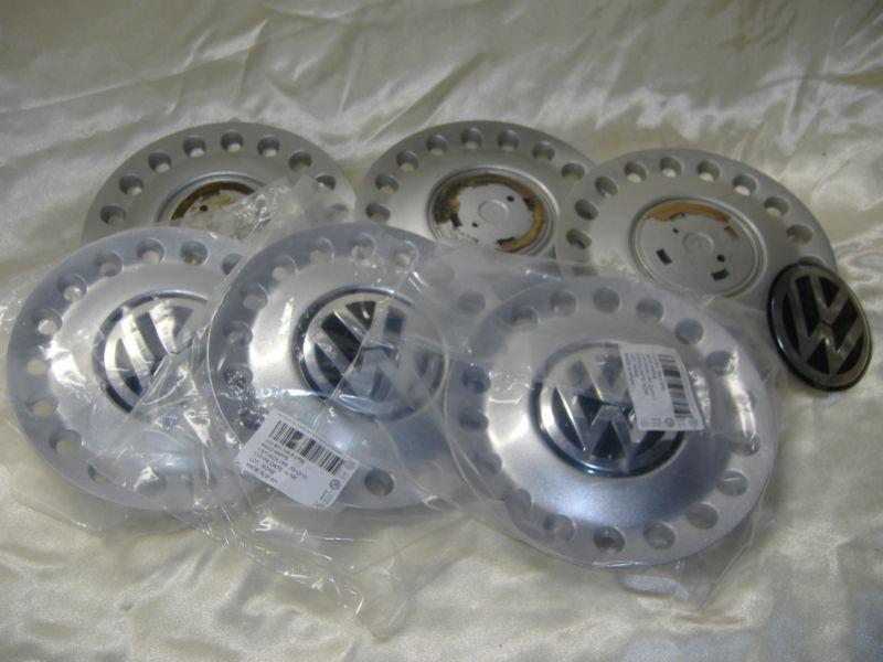 Vw new beetle wheel lug covers - 3 new 3 used 