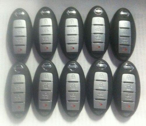 Lot of 10 nissan smart entry keyless remote oem