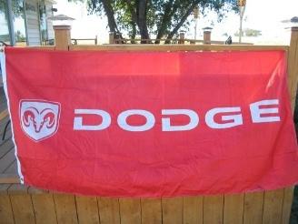 Dodge  racing banner /flag  used in nhra,nascar,