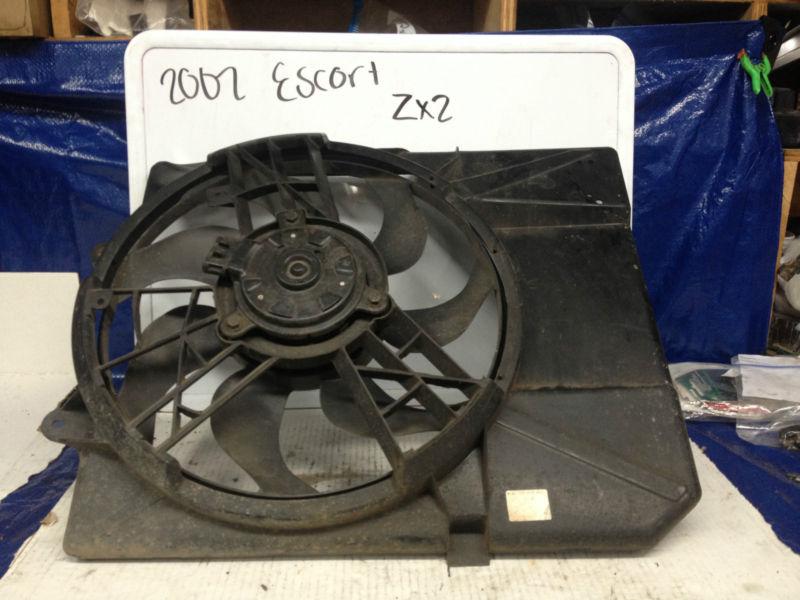 1997-2002 escort  2 door coupe zx2 cooling fan assembly