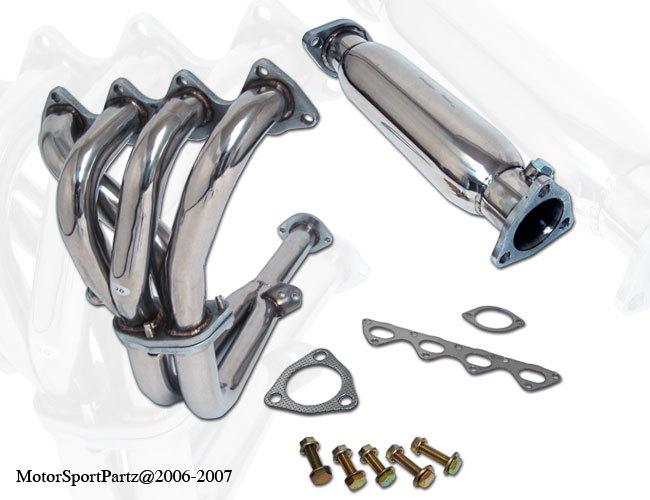 Stainless steel header & cat combo integra 90 91 ls rs