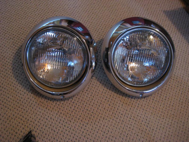 Porsche 911 headlight assembly and trim -  2 each, great condition