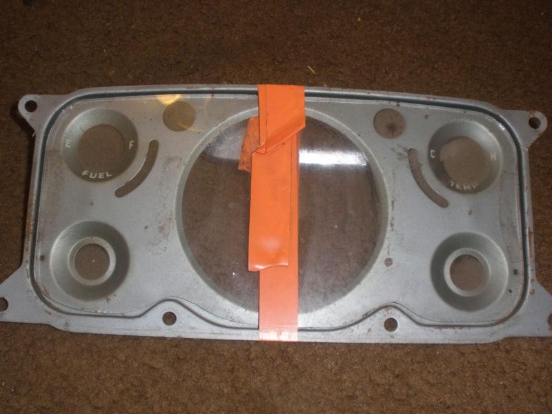 Ford econoline original glass and face / bezel / grill for dash cluster 