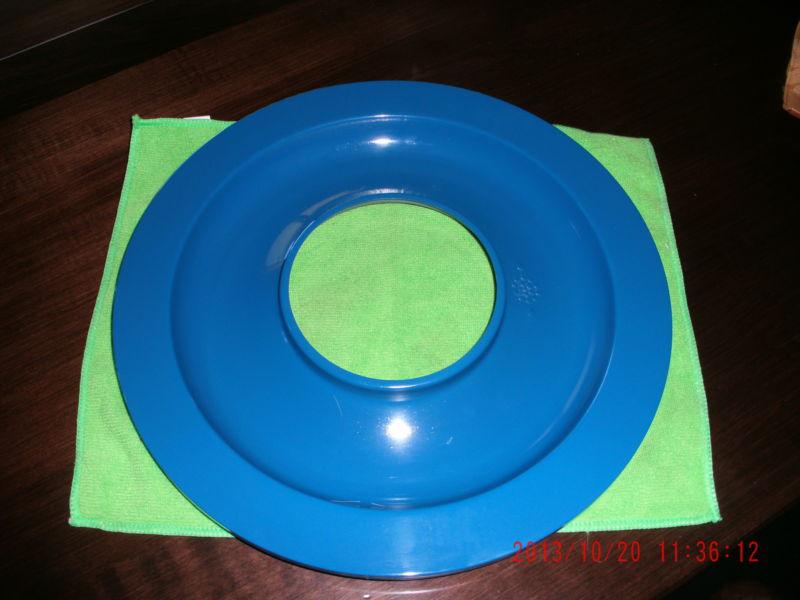 Ford  mustang f100 f250 falcon  after market air cleaner base 14" used ford blue