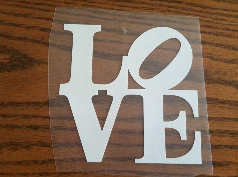 Love vinyl decal sticker car truck laptop 
