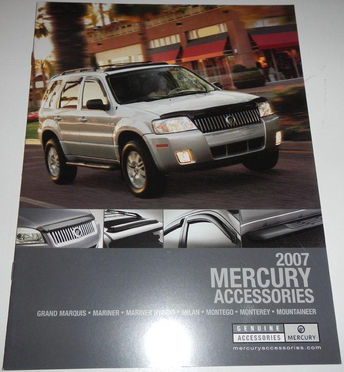 Buy 2007 MERCURY ACCESSORIES BROCHURE Mariner Hybrid Milan