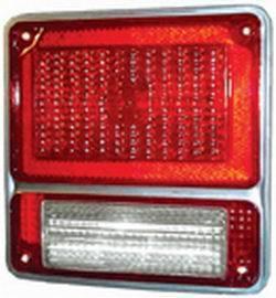 1971 - 1985 chevrolet van tail lights acrylic pair reproductions new 97ch