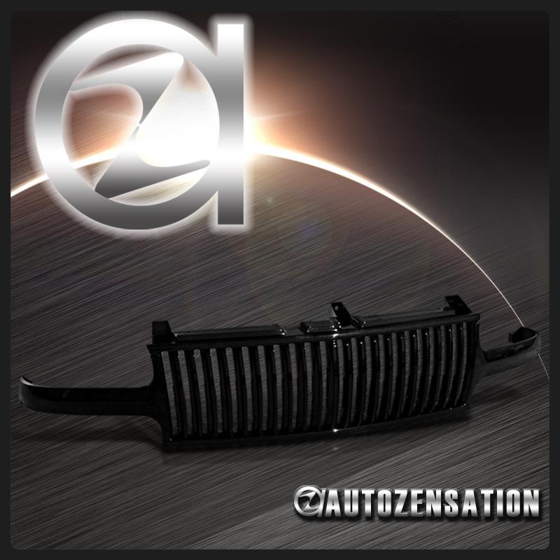 99-02 chevy silverado/ 00-06 tahoe suburban black vertical hood grill