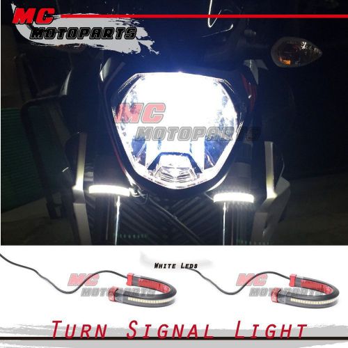 Fork led riding front lights winker for yamaha yzf r1 2004-2008