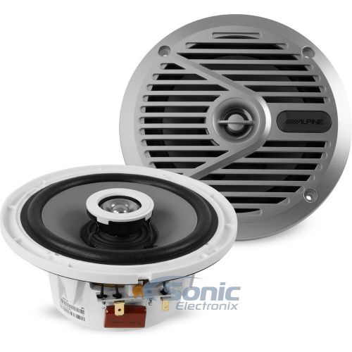 Buy NEW! Alpine SPSM601 220W 6.5" 2Way TypeS Marine Coaxial Speakers