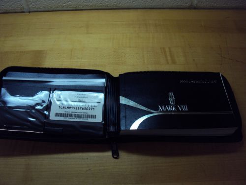 1995 lincoln mark viii owners guide and service manual