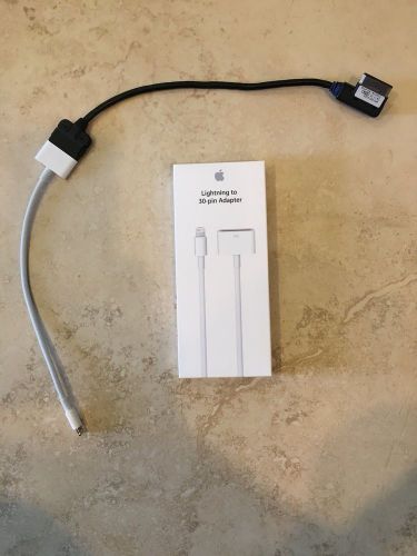 Genuine audi 4f0051510k ipod/iphone cable 30-pin - apple lightning cable also