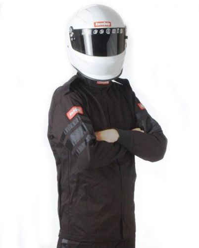 Racequip 111006 single layer xlg black jacket imca dirt track