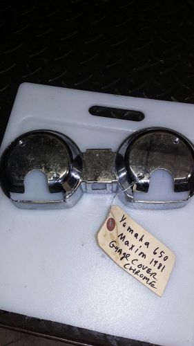 Yamaha maxim guage cover chrome 1980-1983