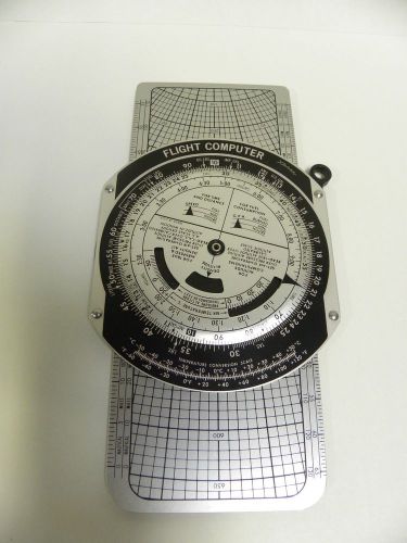 Vintage hand held jeppesen sanderson metal pilot flight computer (a9)