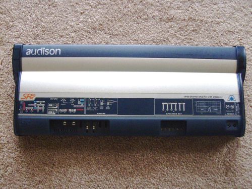 Old school audison srx3 3 fan cooled car audio sub subwoofer amp amplifier jl sq