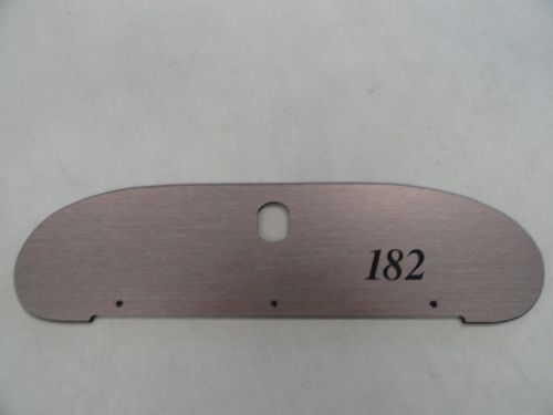 Rinker 182 glove box door 27024 bronze plastic 14-1/8" x 3-1/2" marine boat